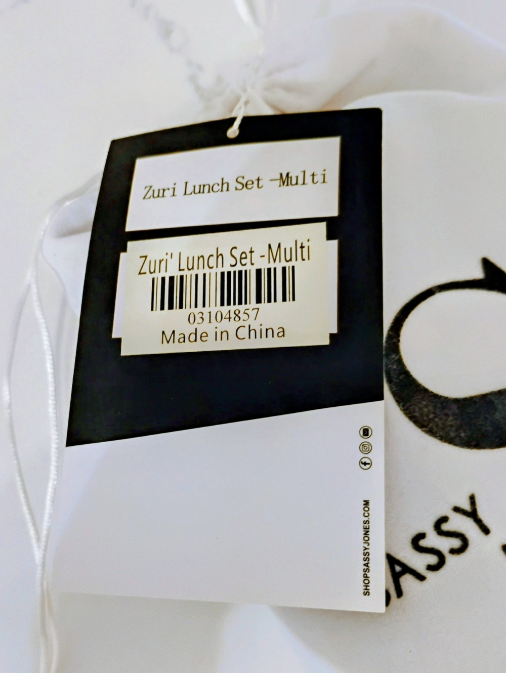 NWT Sassy Jones Tumbler & Lunch Tote Set - Zuri Multi - Picture 3 of 10
